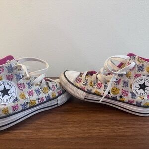 Converse Kids' High-Top Sneakers with Fun Animal Print - Jungle Cat Print